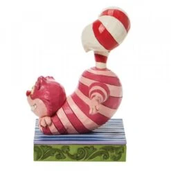 Disney - Cheshire Cat Candy Cane Cheer Figurine -Cheap Toy Store disney traditions disney cheshire cat candy cane c 2