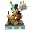 Disney - Mickey & Pluto - Happy Birthday Pal Figurine -Cheap Toy Store disney traditions disney mickey pluto happy birthd