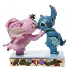 Disney - Stitch & Angel With Mistletoe Figurine -Cheap Toy Store disney traditions disney stitch angel with mistlet 2