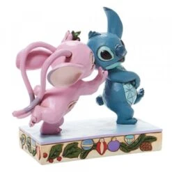 Disney - Stitch & Angel With Mistletoe Figurine -Cheap Toy Store disney traditions disney stitch angel with mistlet 3