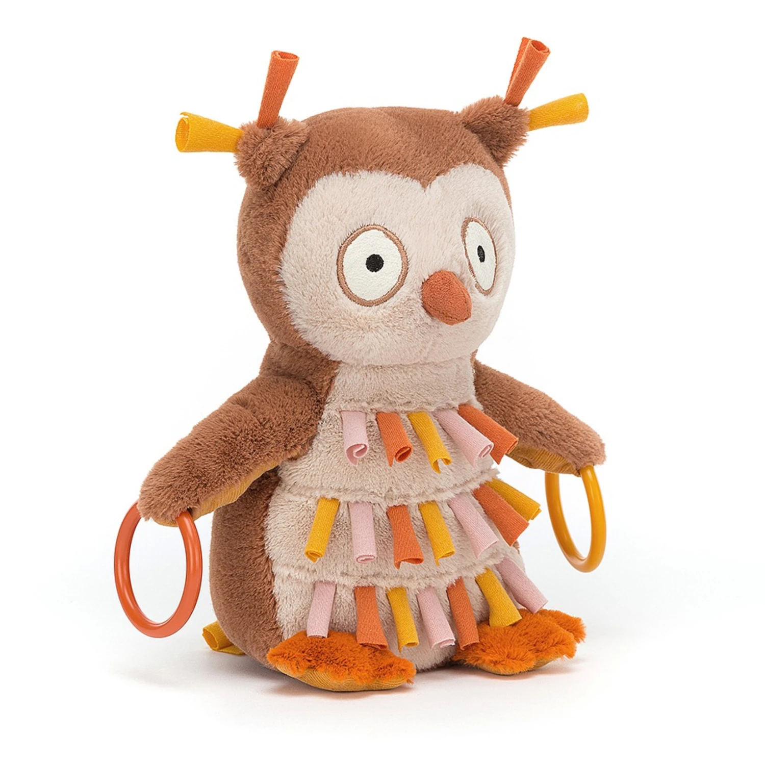 Jellycat - Happihoop Owl Activity Toy 3 Jellycat - Happihoop Owl Activity Toy