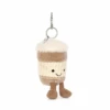 Jellycat - Amuseable Coffee-To-Go Bag Charm 1 Jellycat - Amuseable Coffee-To-Go Bag Charm -Cheap Toy Store jellycat amuseable jellycat amuseable coffee to go