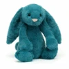 Jellycat - Bashful Mineral Blue Bunny Medium -Cheap Toy Store jellycat bashful jellycat bashful mineral blue bun