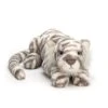 Jellycat - Sacha Snow Tiger - Large -Cheap Toy Store jellycat big bold jellycat sacha snow tiger large