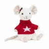 Jellycat - Merry Mouse Jumper 2 Jellycat - Merry Mouse Jumper -Cheap Toy Store jellycat festive jellycat merry mouse jumper
