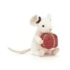 Jellycat - Merry Mouse Present -Cheap Toy Store jellycat festive jellycat merry mouse with present