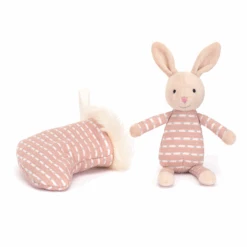 Jellycat - Shimmer Stocking Bunny -Cheap Toy Store jellycat festive jellycat shimmer stocking bunny 4
