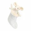 Jellycat - Shimmer Stocking Mouse -Cheap Toy Store jellycat festive jellycat shimmer stocking mouse