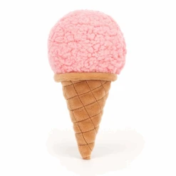 Jellycat - Irresistible Strawberry Ice Cream -Cheap Toy Store jellycat fresh foodie jellycat irresistible strawb 2
