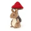 Jellycat - Fungi Forager Bunny -Cheap Toy Store jellycat little legs jellycat fungi forager bunny
