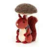 Jellycat - Fungi Forager Squirrel -Cheap Toy Store jellycat little legs jellycat fungi forager squirr