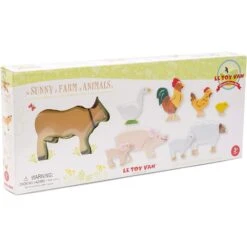 Le Toy Van Sunny Farm Wooden Animal Set -Cheap Toy Store le toy van sunny farm wooden animal set 3