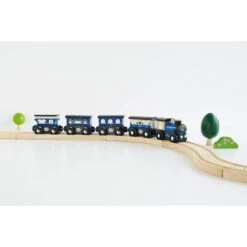 Le Toy Van Wooden Twilight Train (Blue)
