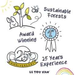 Le Toy Van Wooden Twilight Train (Blue) 13 Le Toy Van Wooden Twilight Train (Blue) -Cheap Toy Store le toy van wooden twilight train blue 5