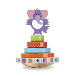 Melissa & Doug First Play - Elephant Rocking Stacker