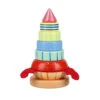 Wooden Sealife Hermit Crab Stacking Ring -Cheap Toy Store orange tree toys wooden sealife hermit crab stacki