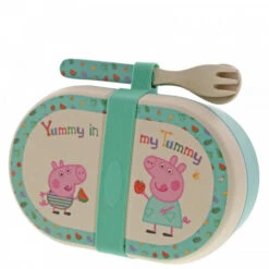 Peppa Pig - Bamboo Snack Box With Cutlery Set 15 Peppa Pig - Bamboo Snack Box With Cutlery Set -Cheap Toy Store peppa pig peppa pig bamboo snack box with cutlery 5