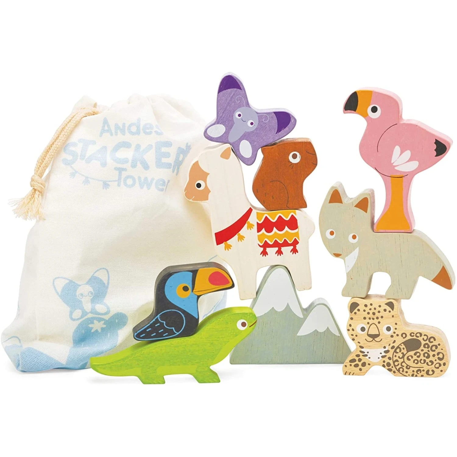 Andes Stacking Animal Tower & Bag 4 Andes Stacking Animal Tower & Bag - Image 2