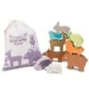 Forest Stacker Tower & Bag 1 Forest Stacker Tower & Bag -Cheap Toy Store petilou forest stacking animal tower bag