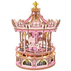 ROKR Romantic Carousel Dream DIY Model Kit