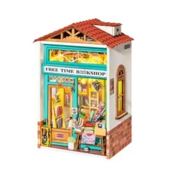 Rolife Free Time Bookshop Mini Town DIY Kit